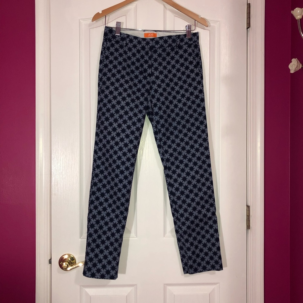 Joe Fresh Navy Diamond Pattern Dress Pants